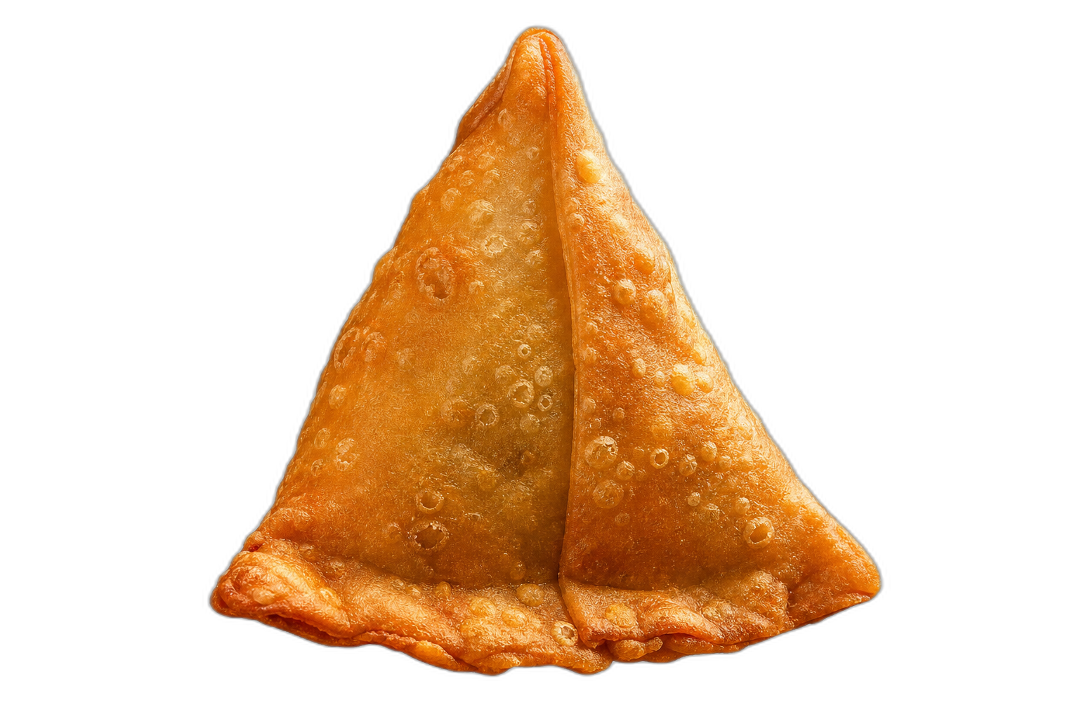 Hyper-realistic samosa